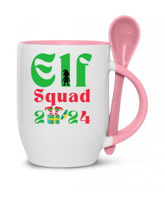  Tasse cuillère Elf Family Christmas Matching Pajamas Xmas Elf Squad par zouhair