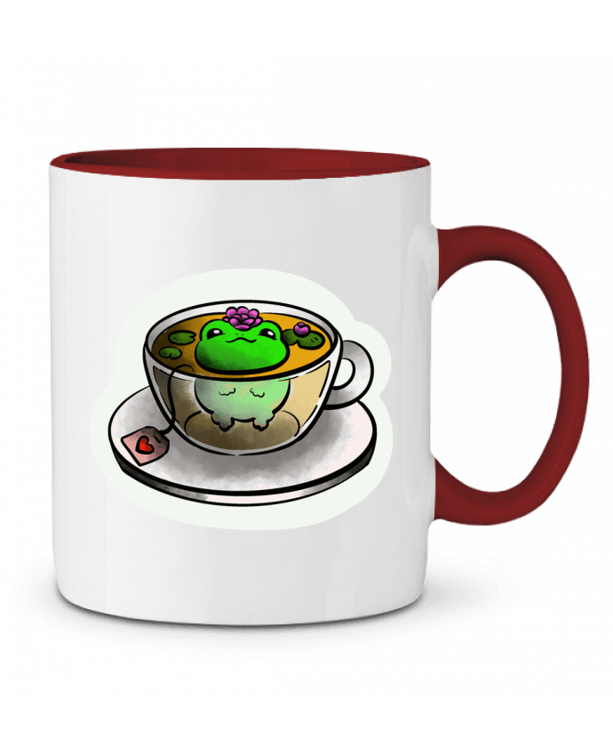 Mug bicolore Grenouille dans son thé L’atelier Immobile 