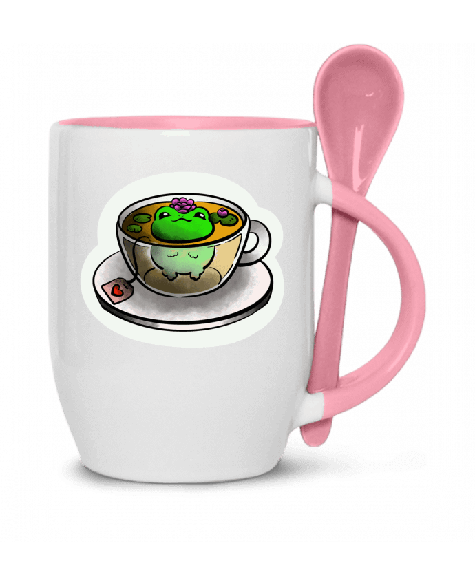  Tasse cuillère Grenouille dans son thé par L’atelier Immobile 