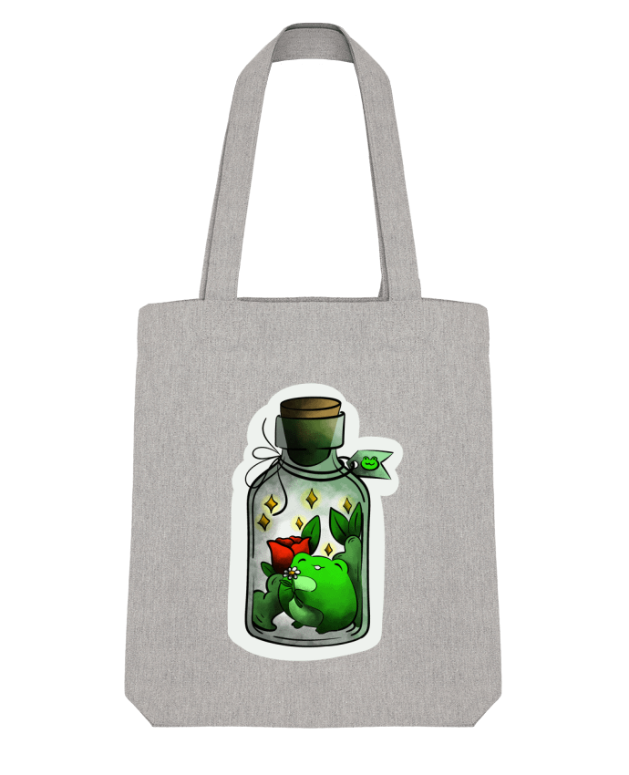 Tote Bag Stanley Stella Grenouille bouteille par L’atelier Immobile  