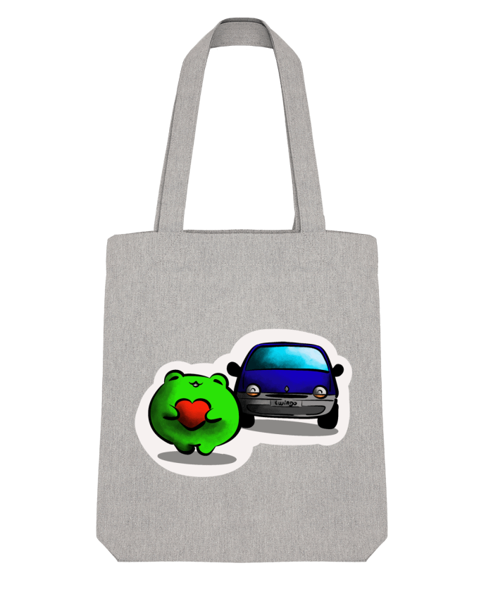 Tote Bag Stanley Stella Grenouille et twingo 1 par L’atelier Immobile  