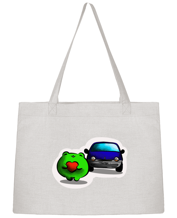 Sac Shopping Grenouille et twingo 1 par L’atelier Immobile 