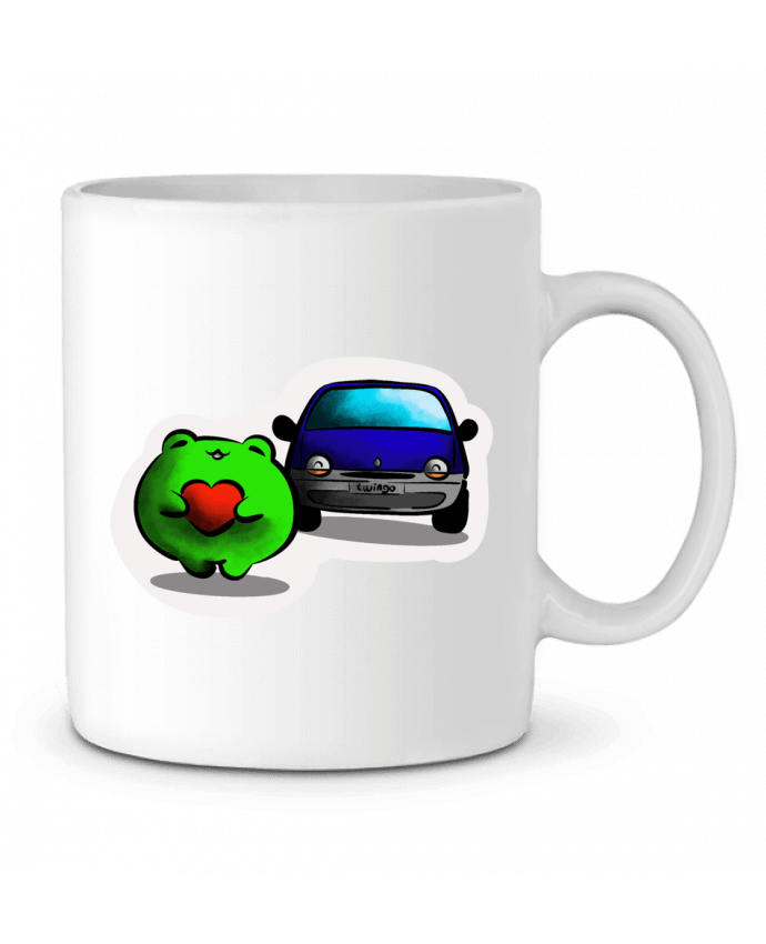 Mug  Grenouille et twingo 1 par L’atelier Immobile 
