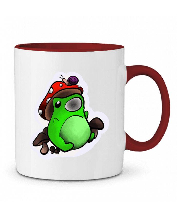 Mug bicolore Grenouille champignon L’atelier Immobile 