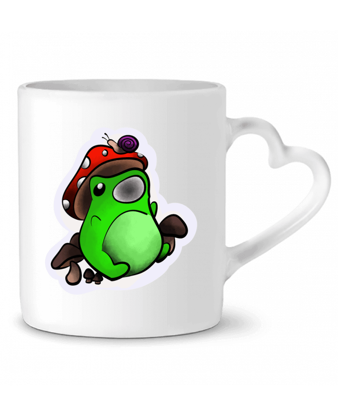 Mug coeur Grenouille champignon par L’atelier Immobile 