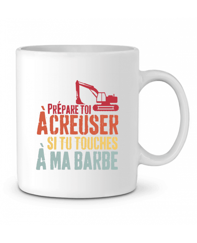 Mug  Papa barbu barbe mari cool cadeau par zouhair