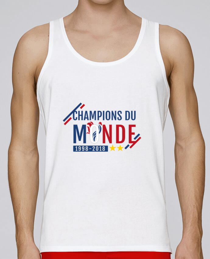 Tank Top Men Stanley Runs Organic cotton Champions du monde by Treiicy 100% coton bio