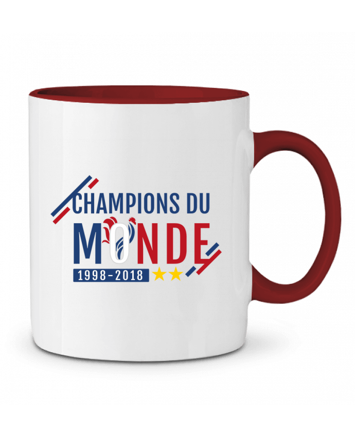 Two-tone Ceramic Mug Champions du monde Treiicy