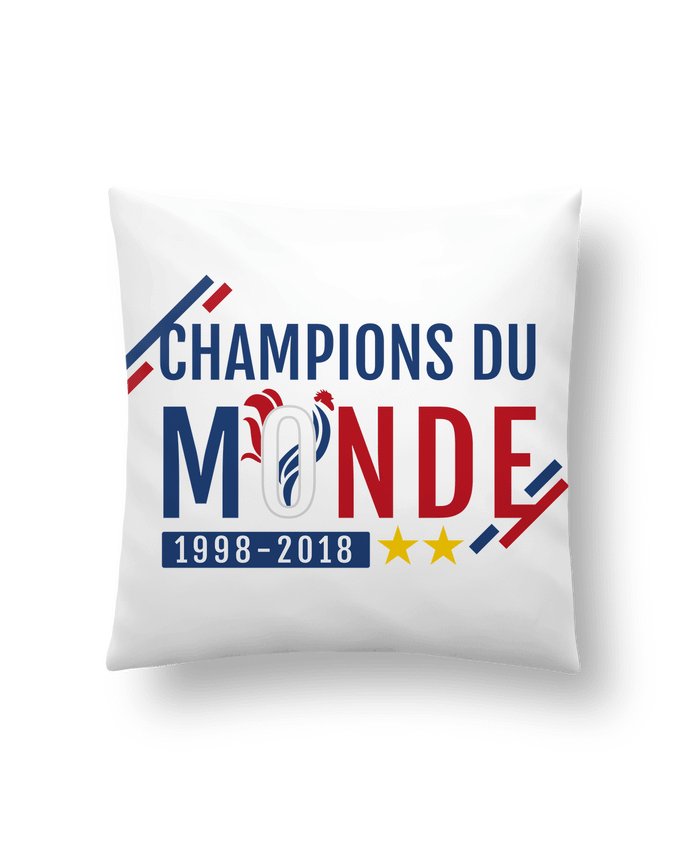 Cushion synthetic soft 45 x 45 cm Champions du monde by Treiicy