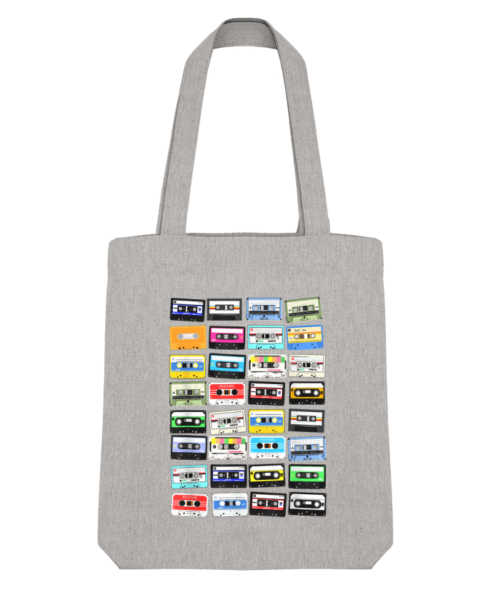 Tote Bag Stanley Stella Cassette Tapes Mixtape 70s 80s 90s, cassettes vintage par zouhair 