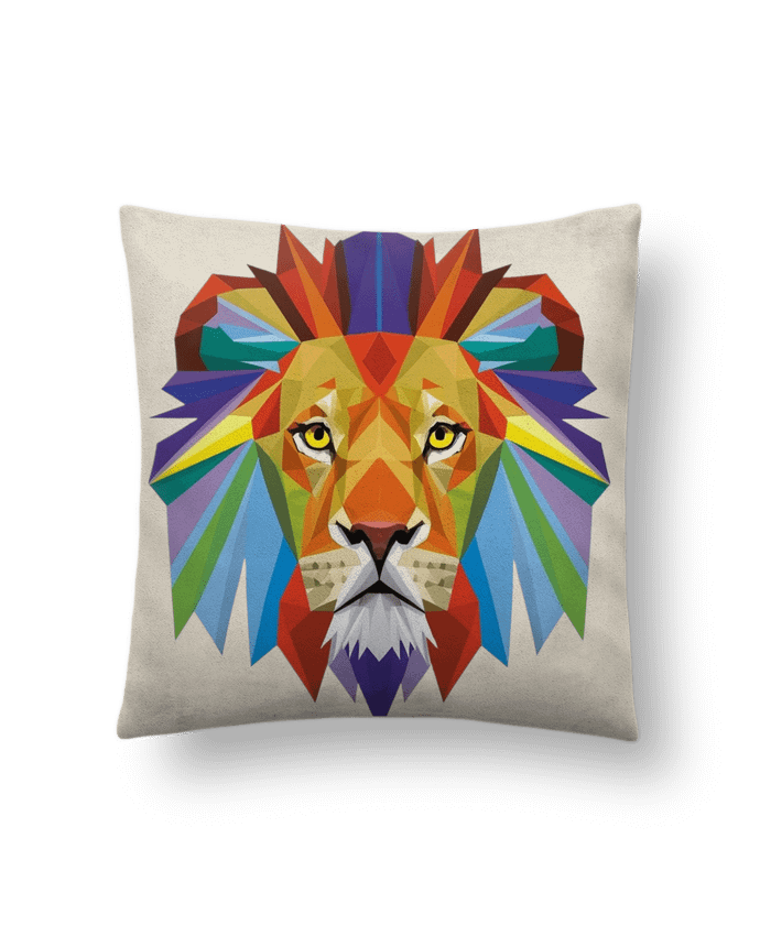 Coussin suédine king of jungle par vlad974