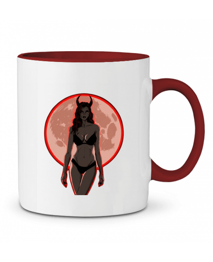 Mug bicolore demon au clair de lune vlad974