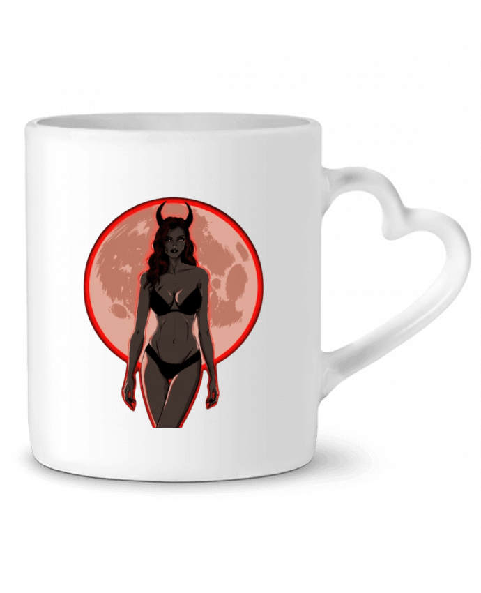 Mug coeur demon au clair de lune par vlad974