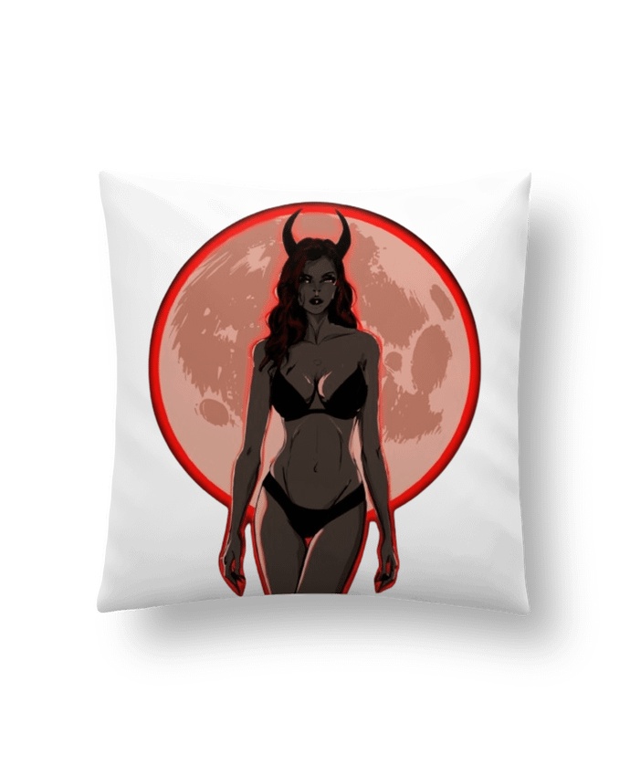 Coussin demon au clair de lune par vlad974