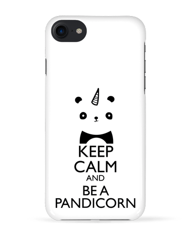 COQUE 3D Iphone 7 keep calm and be a Pandicorn de tunetoo