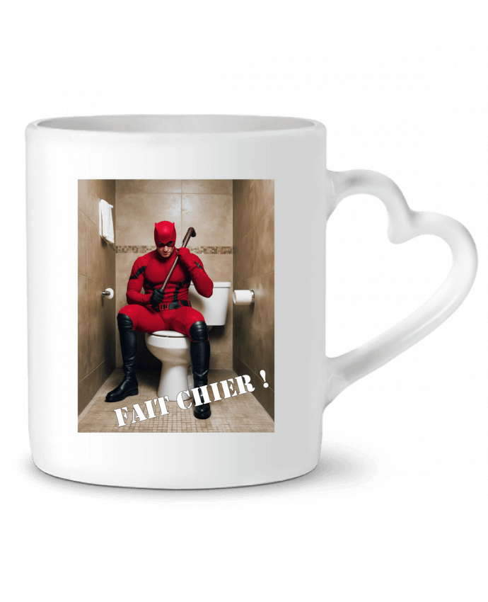 Mug coeur Dardevil par TiA