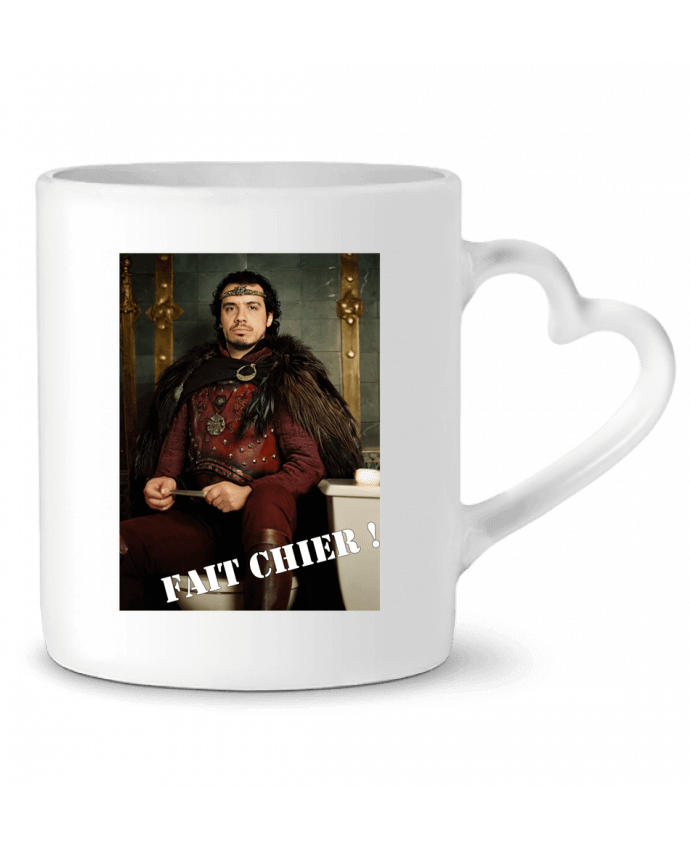 Mug coeur Kaamelott le Roi Arthur par TiA