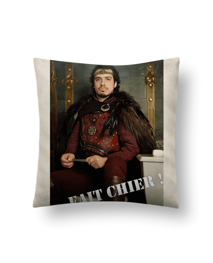 Coussin suédine Kaamelott le Roi Arthur par TiA