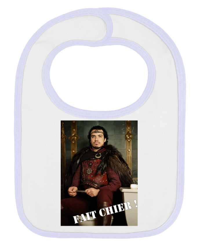 Bavoir bébé uni Kaamelott le Roi Arthur par TiA
