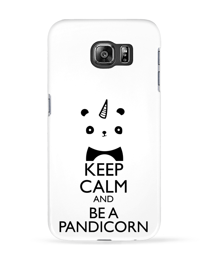 Case 3D Samsung Galaxy S6 keep calm and be a Pandicorn - tunetoo
