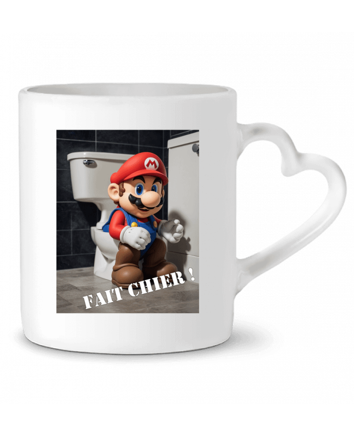 Mug coeur Mario par TiA