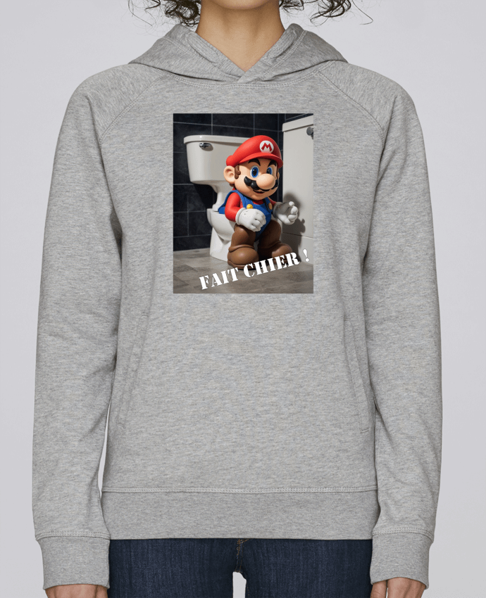 Sweat capuche femme Mario par TiA