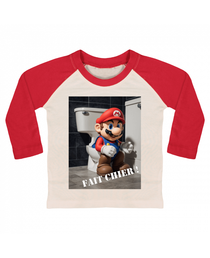 Tee-shirt Bébé Baseball ML Mario par TiA