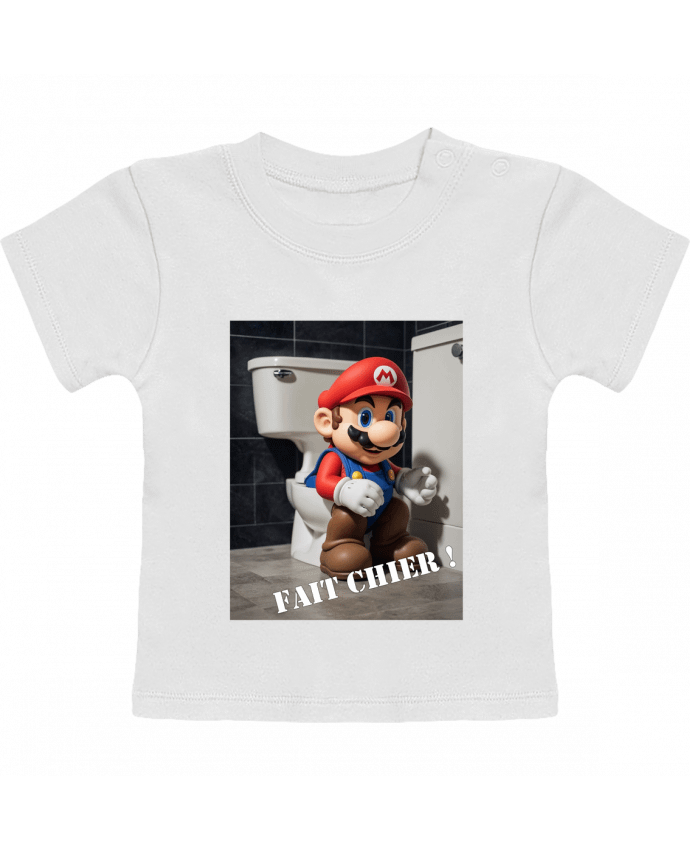 T-shirt bébé Mario manches courtes du designer TiA