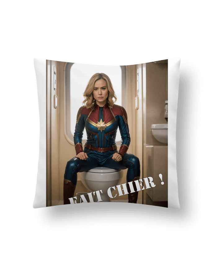 Coussin Capitaine Marvel par TiA