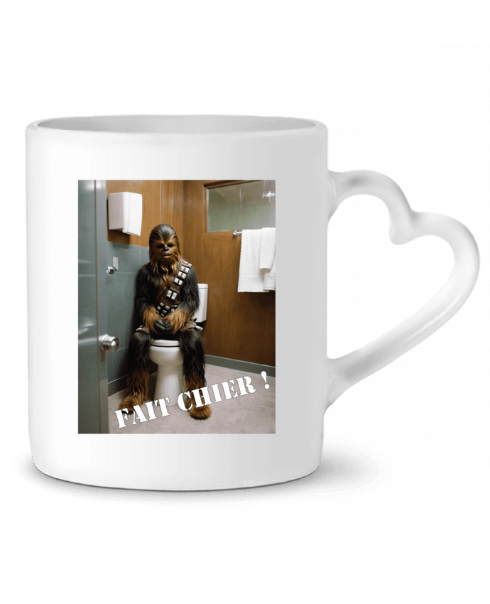 Mug coeur Chewbacca par TiA