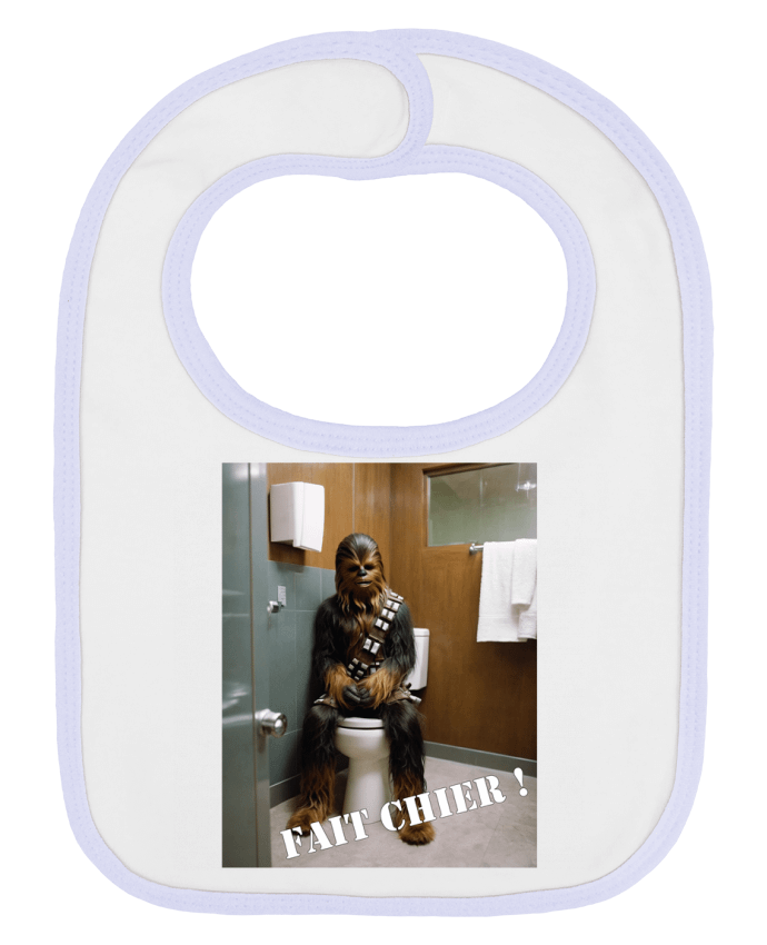 Bavoir bébé uni Chewbacca par TiA