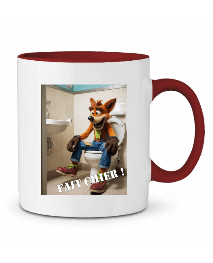 Mug bicolore Crash bandicoot TiA