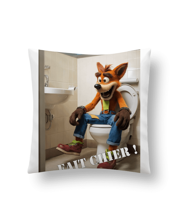 Coussin Crash bandicoot par TiA