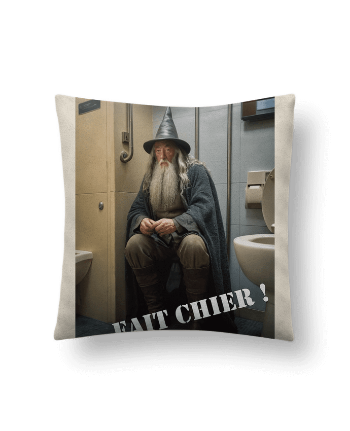 Coussin suédine Albus Dumbledore par TiA