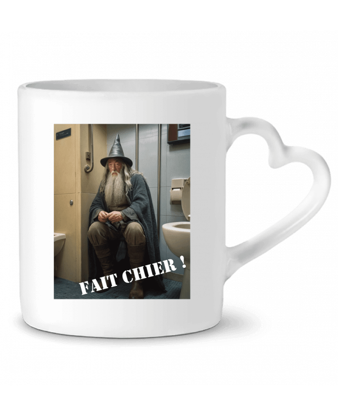 Mug coeur Gandalf par TiA