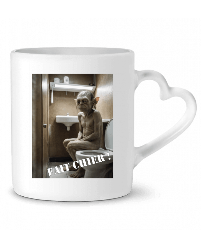 Mug coeur Gollum par TiA