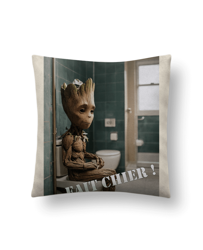 Coussin suédine Groot par TiA