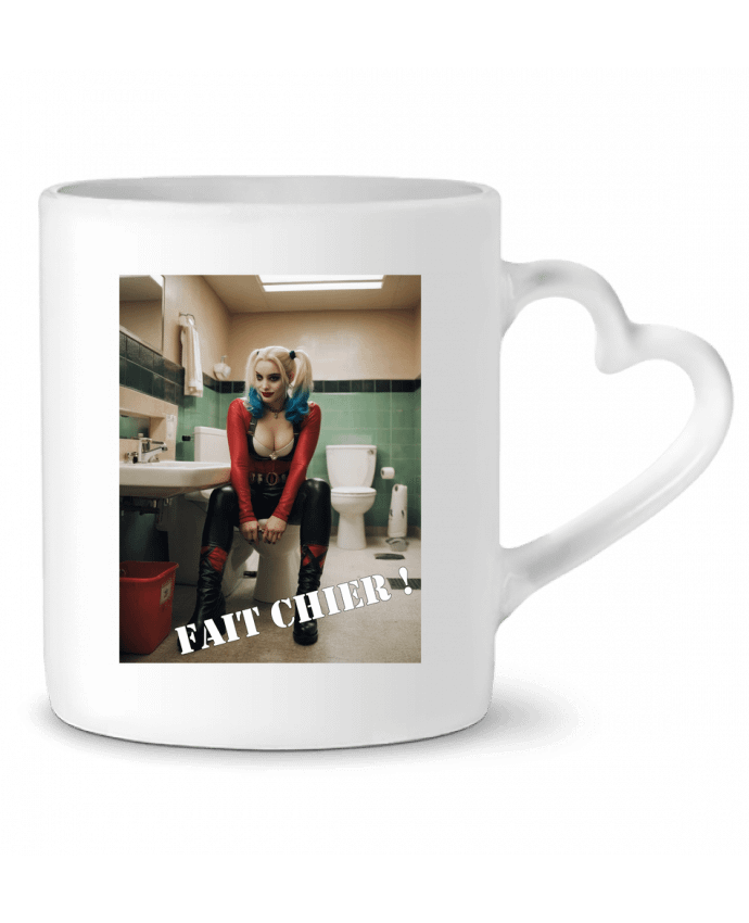 Mug coeur Harley Quinn par TiA