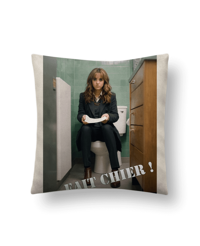 Coussin suédine Hermione Granger par TiA