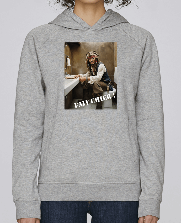 Sweat capuche femme Jack Sparrow par TiA