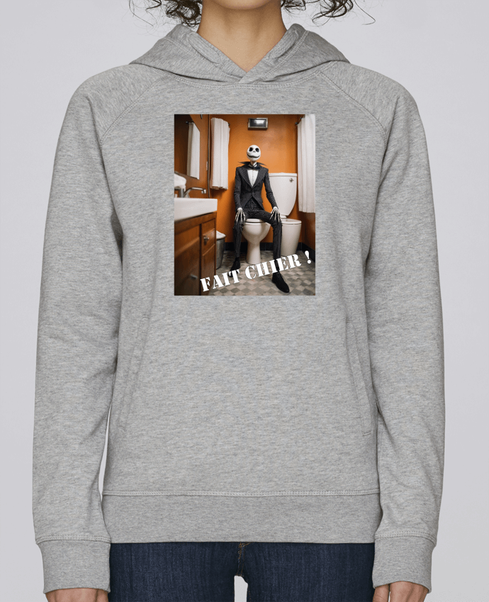 Sweat capuche femme Monsieur Jack par TiA