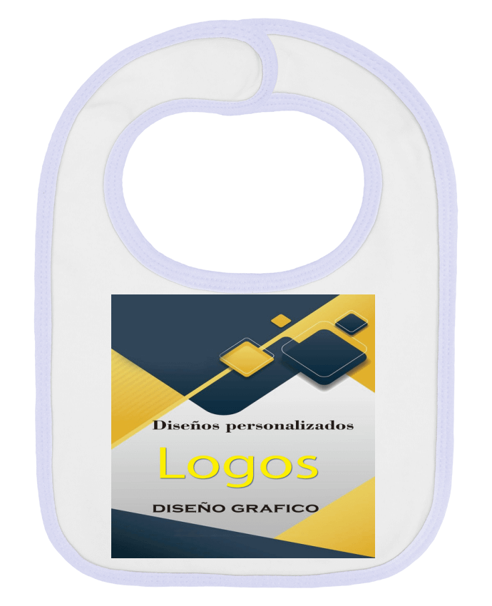 Bavoir bébé uni publicidad Diseñador Grafico par Franco