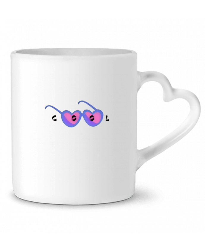 Mug coeur Gafas par Jhensha