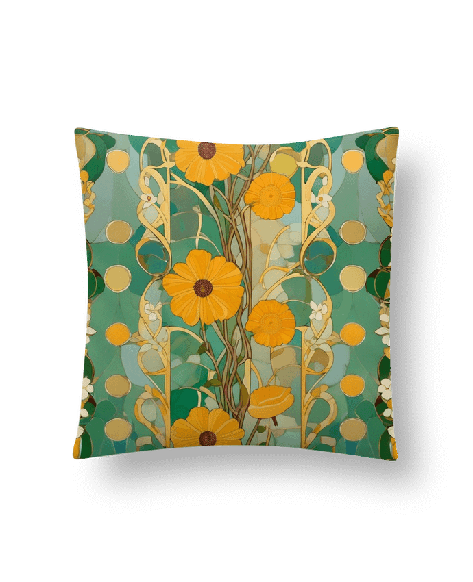 Coussin flowers art nouveau par Livelyart77