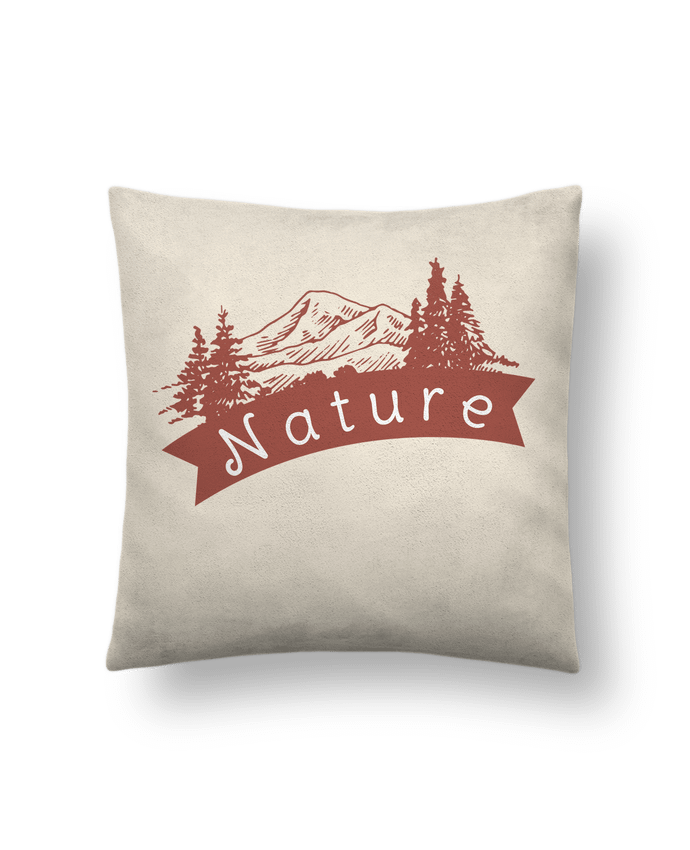 Coussin suédine Nature Montagne par Itswilly