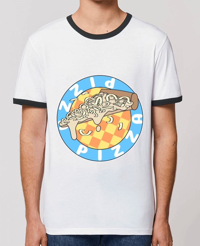 T-shirt Illustrated Pizza Logo par Loon