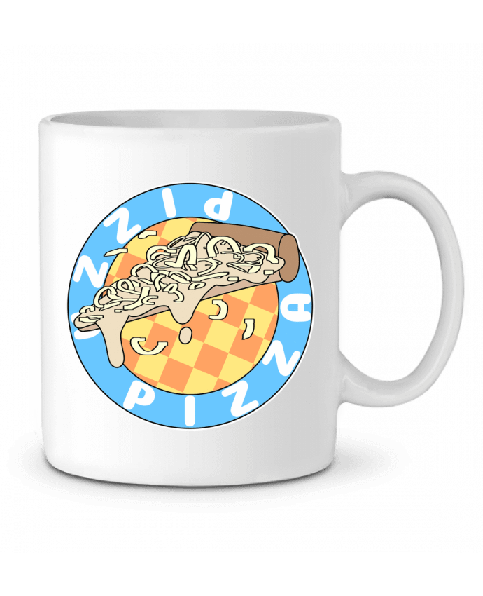 Mug  Illustrated Pizza Logo par Loon