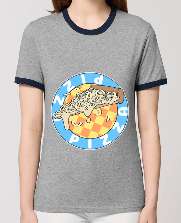 T-shirt Illustrated Pizza Logo par Loon