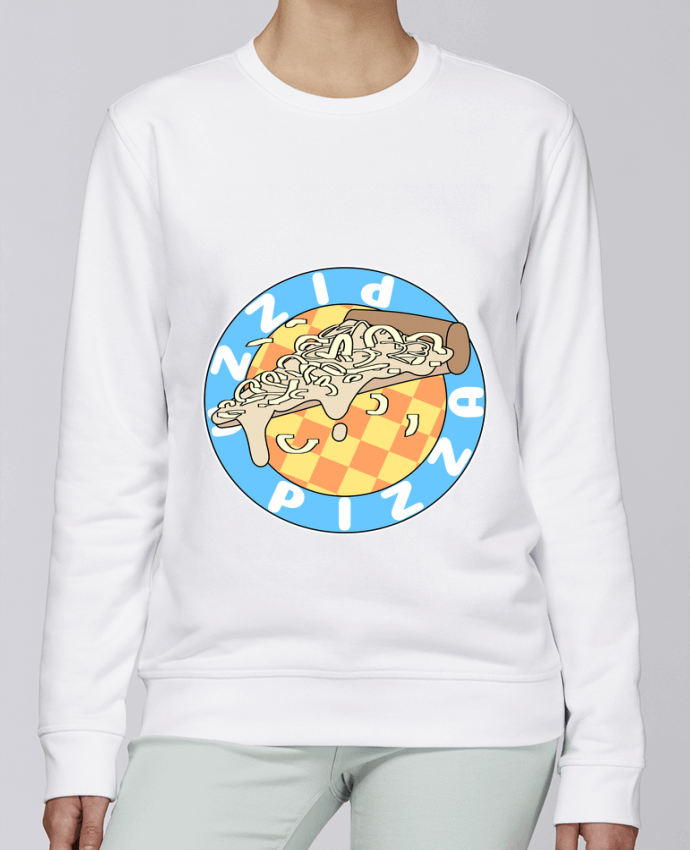 Sweatshirt Illustrated Pizza Logo par Loon