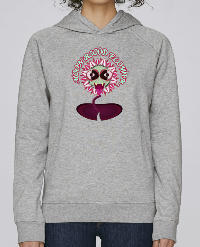 Sweat capuche femme MOON par Santiaguen